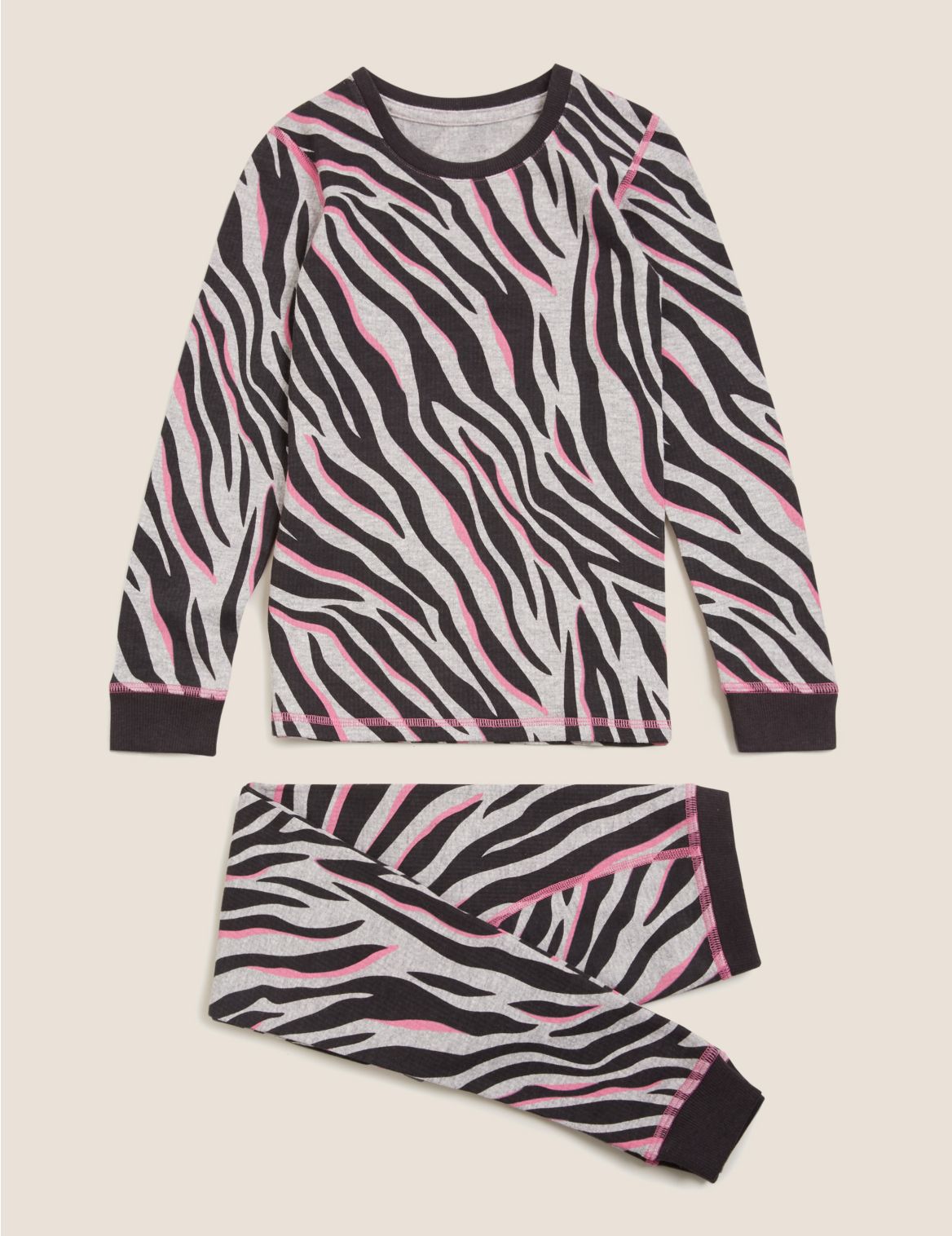 Thermal Cotton Zebra Set (6-16 Yrs) multi-coloured