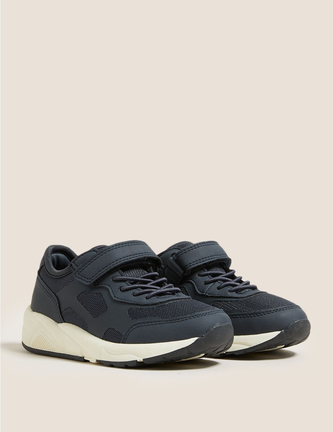 Chunky Riptape Trainers (5 Small - 12 Small) navy