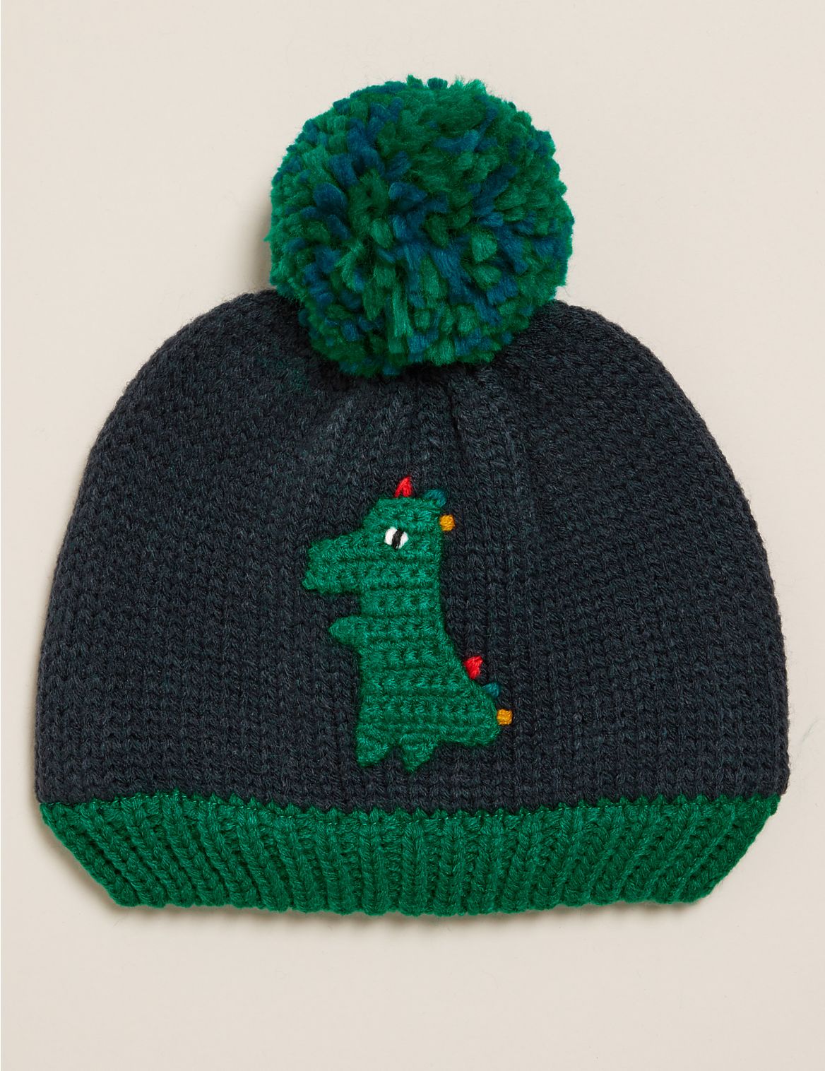 Dino Winter Hat (1-6 Yrs) multi-coloured