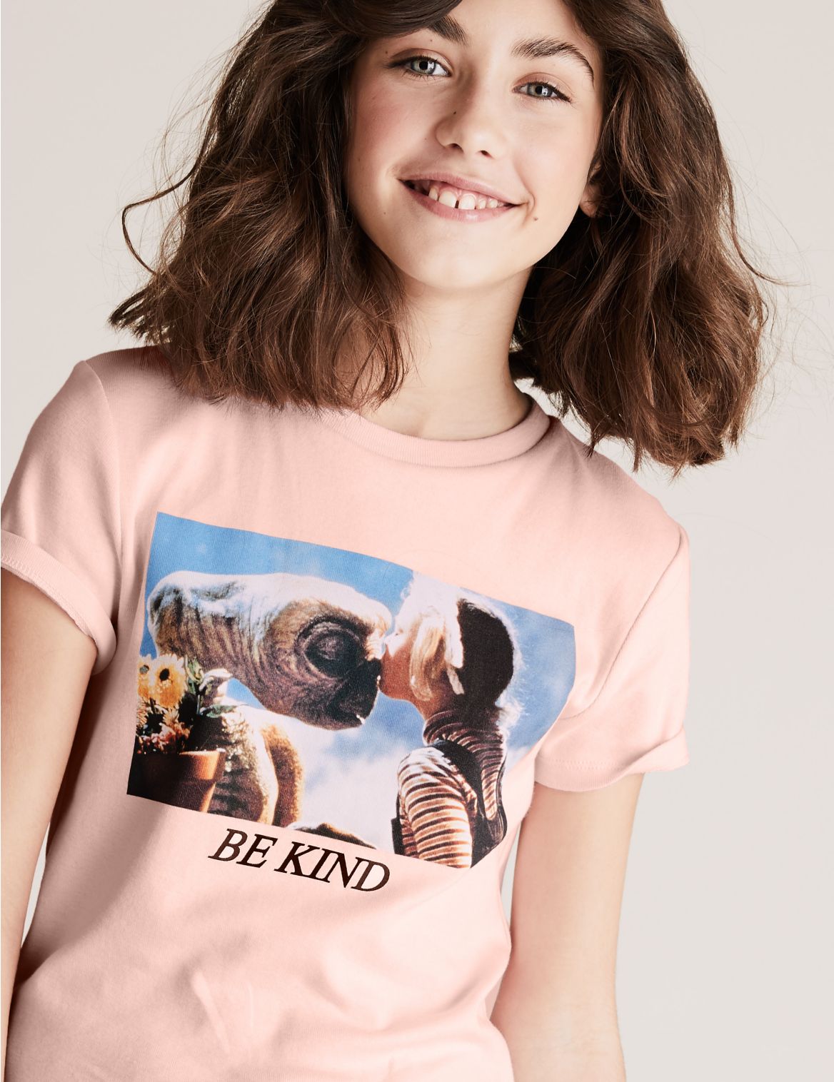 ET The Extra Terrestrial&trade; Print T-Shirt (6-14 Yrs) pink