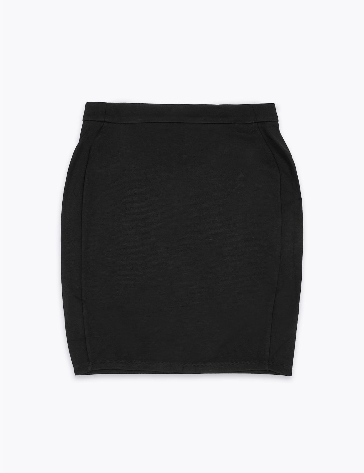 Senior Girls' Zip Tube School Skirt black