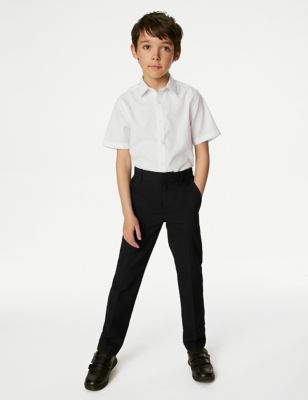 Boys' 2pk Skinny Leg School Trousers (2-18 Yrs) | M&S Collection | M&S