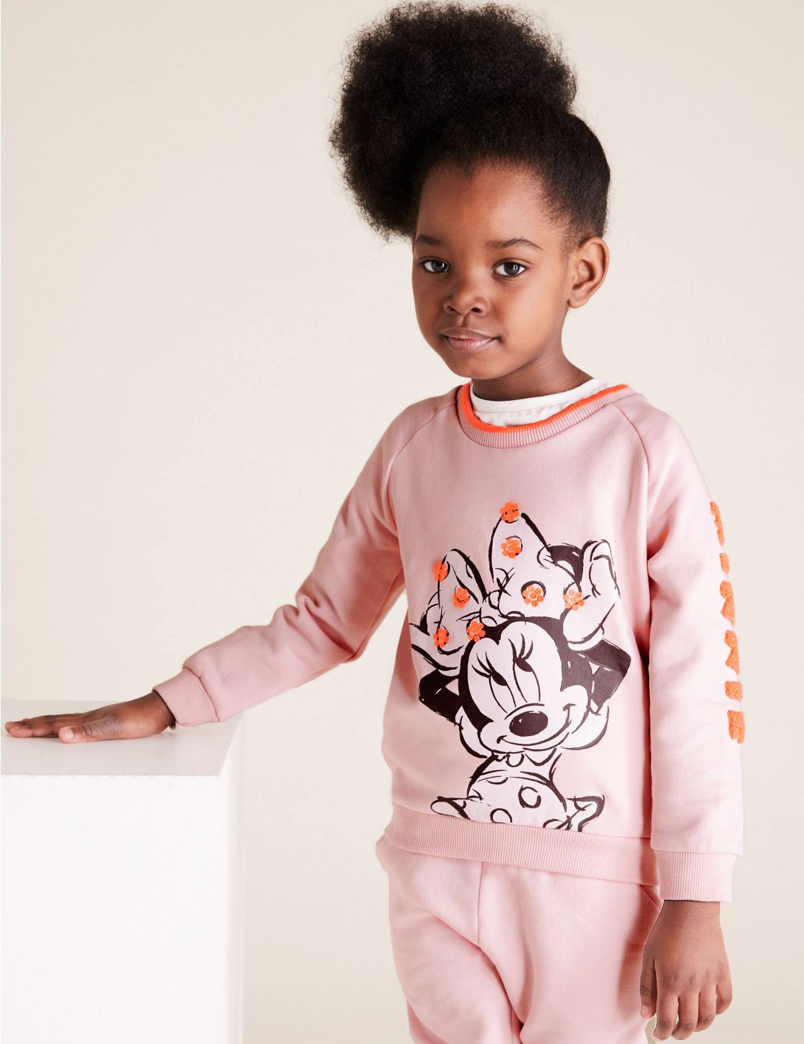 Cotton Minnie&trade; Sweatshirt (2-7 Yrs) pink