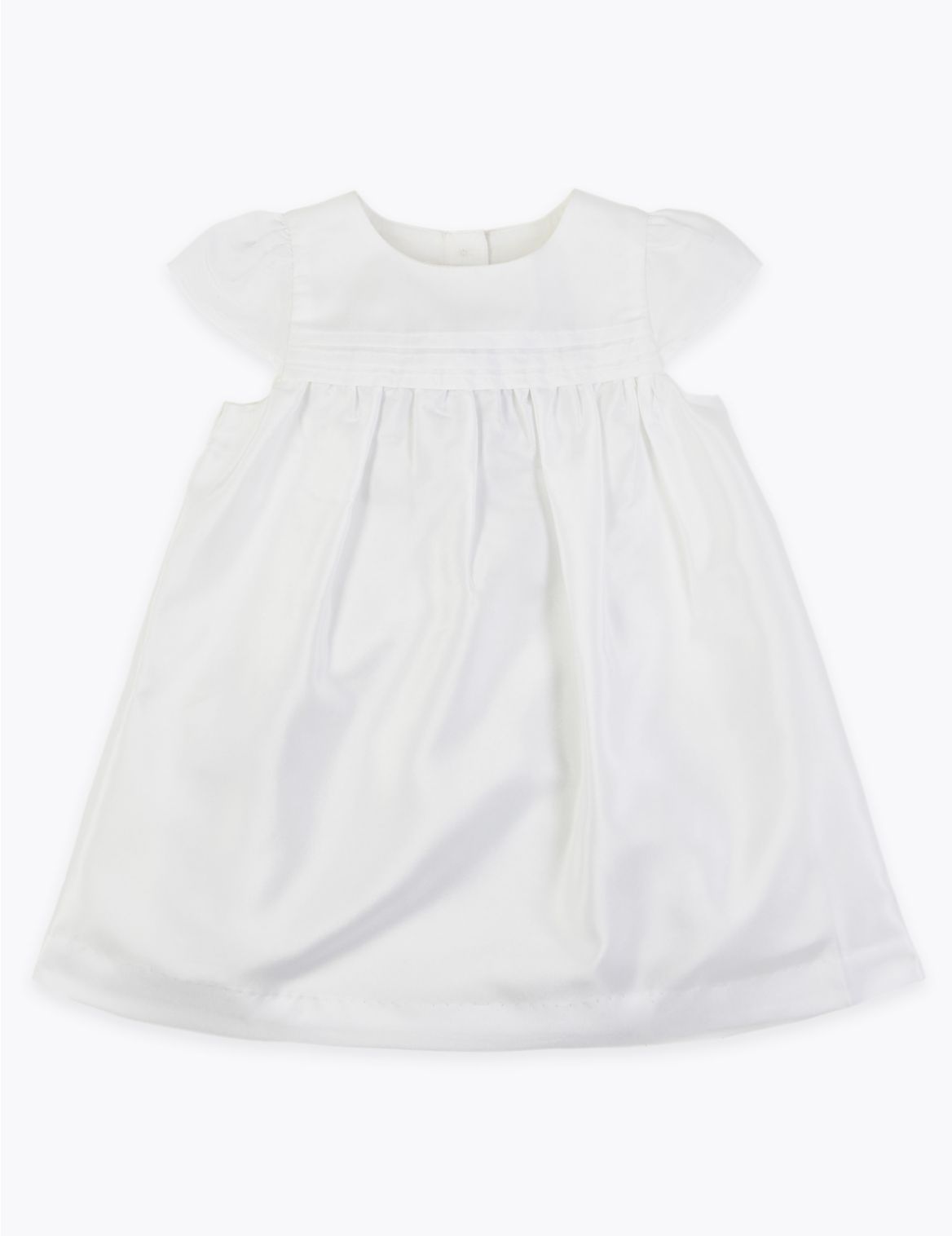 Taffeta Occasion Dress (0-3 Yrs) white