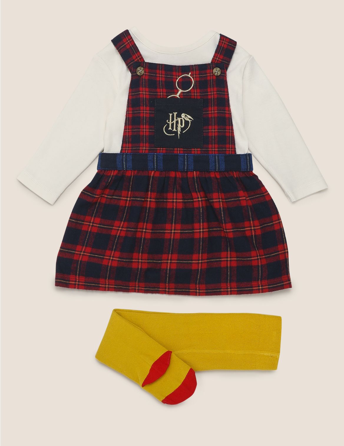 3pc Harry Potter&trade; Pinny Set (7lbs-3 Yrs) red
