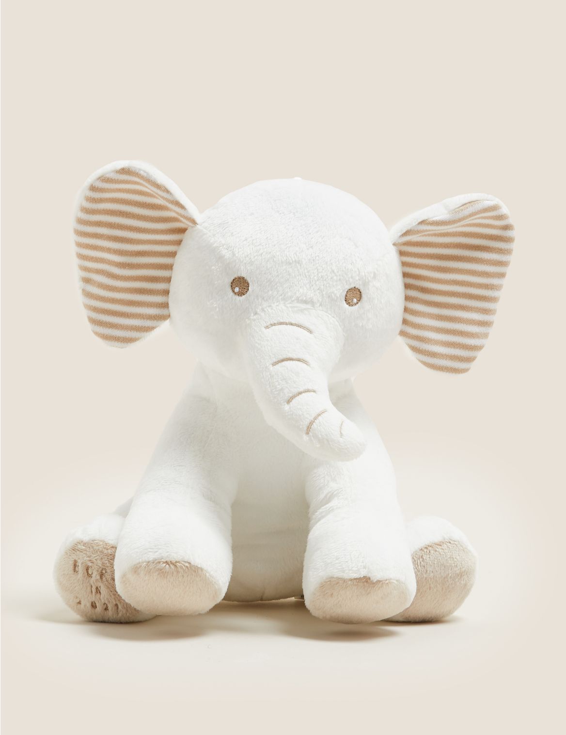 Born in 2021 Elephant Toy white