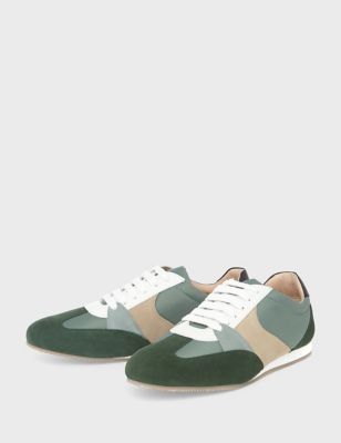 M&S Hobbs Womens Suede Lace Up Trainers