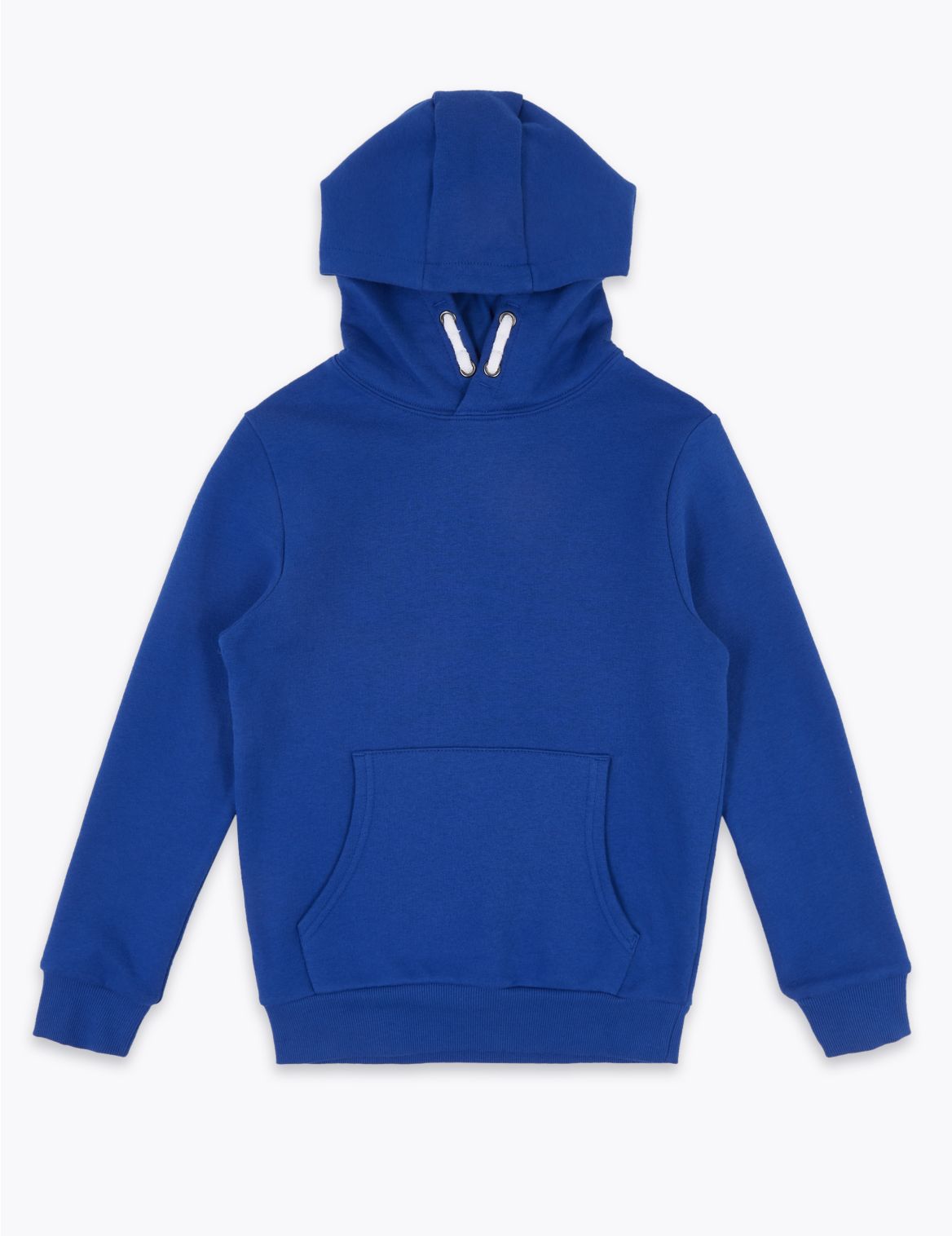 Cotton Hooded Sweatshirt (6-16 Yrs) blue
