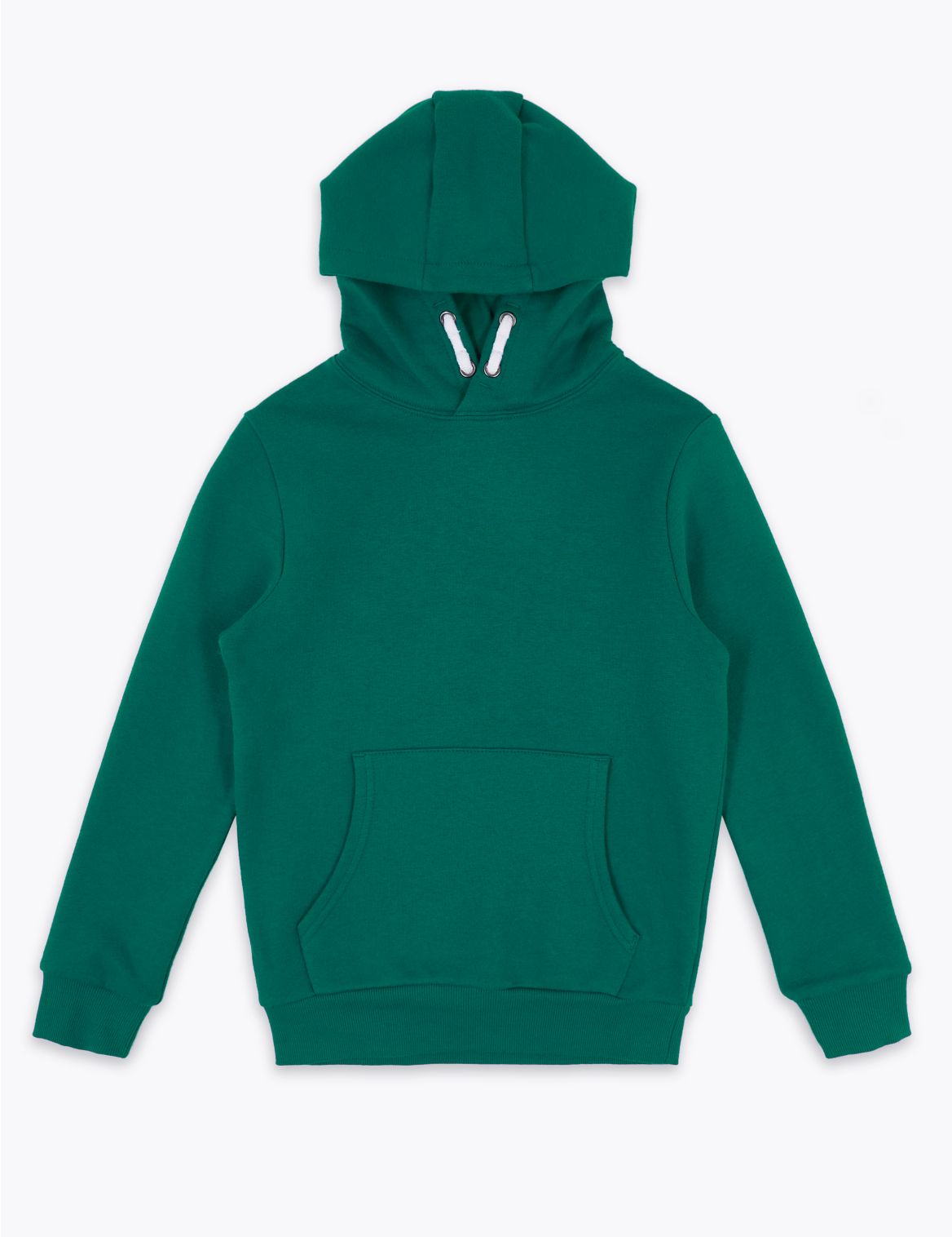 Cotton Hooded Sweatshirt (6-16 Yrs) green