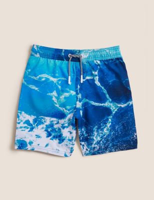M&S Boys Wave Swim Shorts (6-16 Yrs)