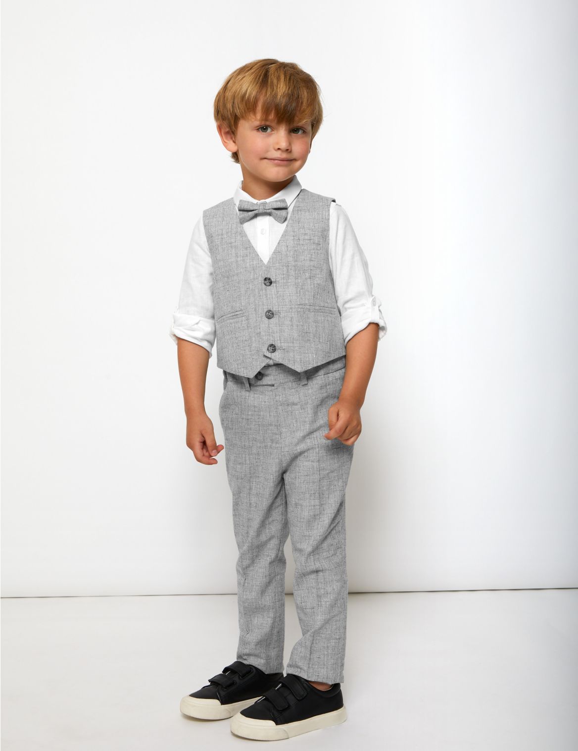4 Piece Suit Outfit (2-7 Yrs) grey