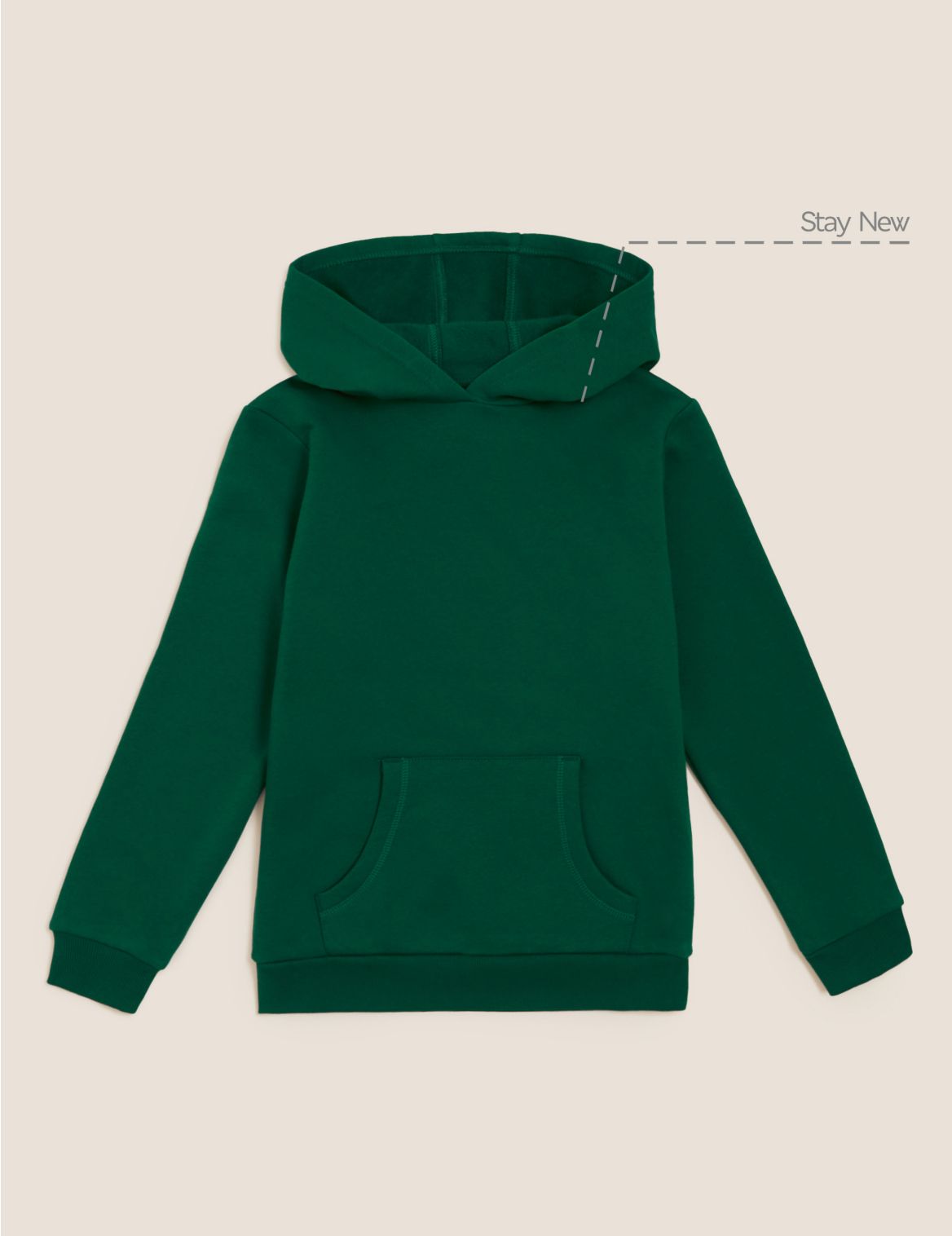 Unisex Cotton Hooded Sweatshirt green