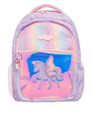 M&S Smiggle Girls Boys Unisex Kids' Shiny Pegasus Backpack (3+ Yrs)