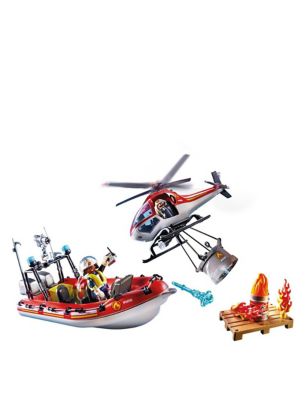 M&S Playmobil Unisex Fire Rescue Mission Set (4+ Yrs)