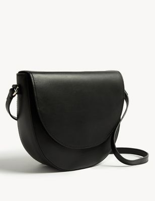 M&S Jaeger Womens Leather Cross Body Bag