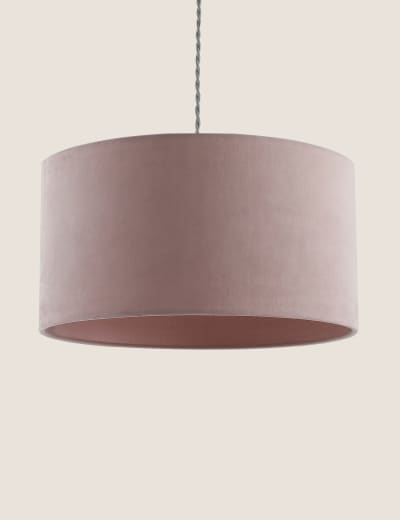 Velvet Oversized Ceiling Lamp Shade M S Collection M S