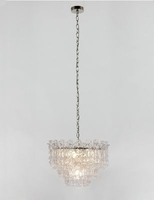 Madelyn Textured Glass Chandelier