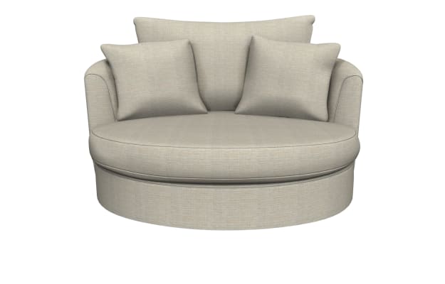 comfy swivel armchair