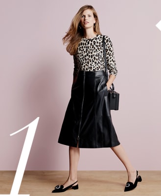 animal print skirt marks and spencer