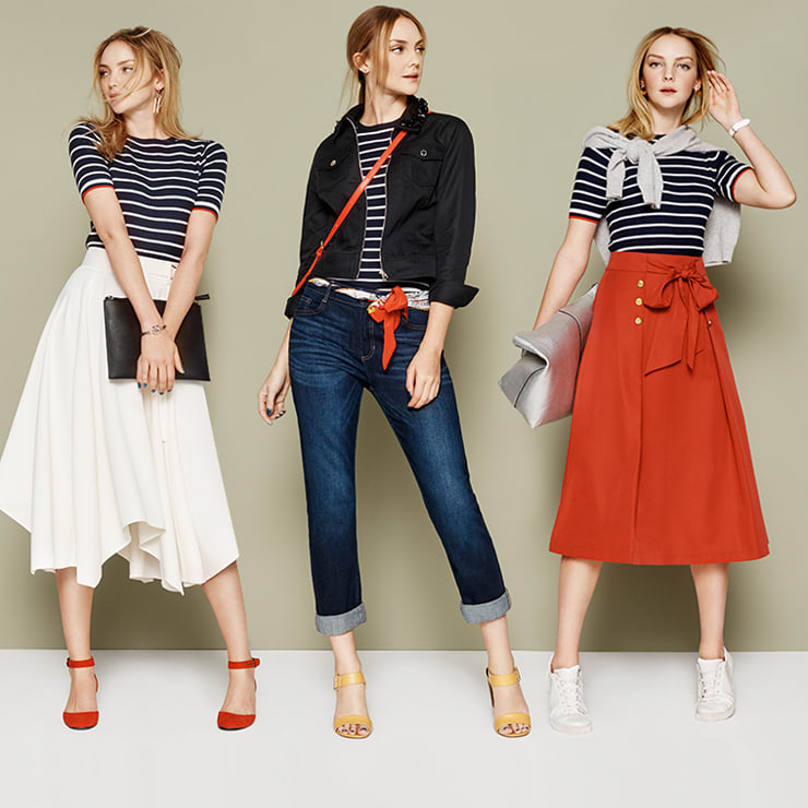 How to wear the Breton top
