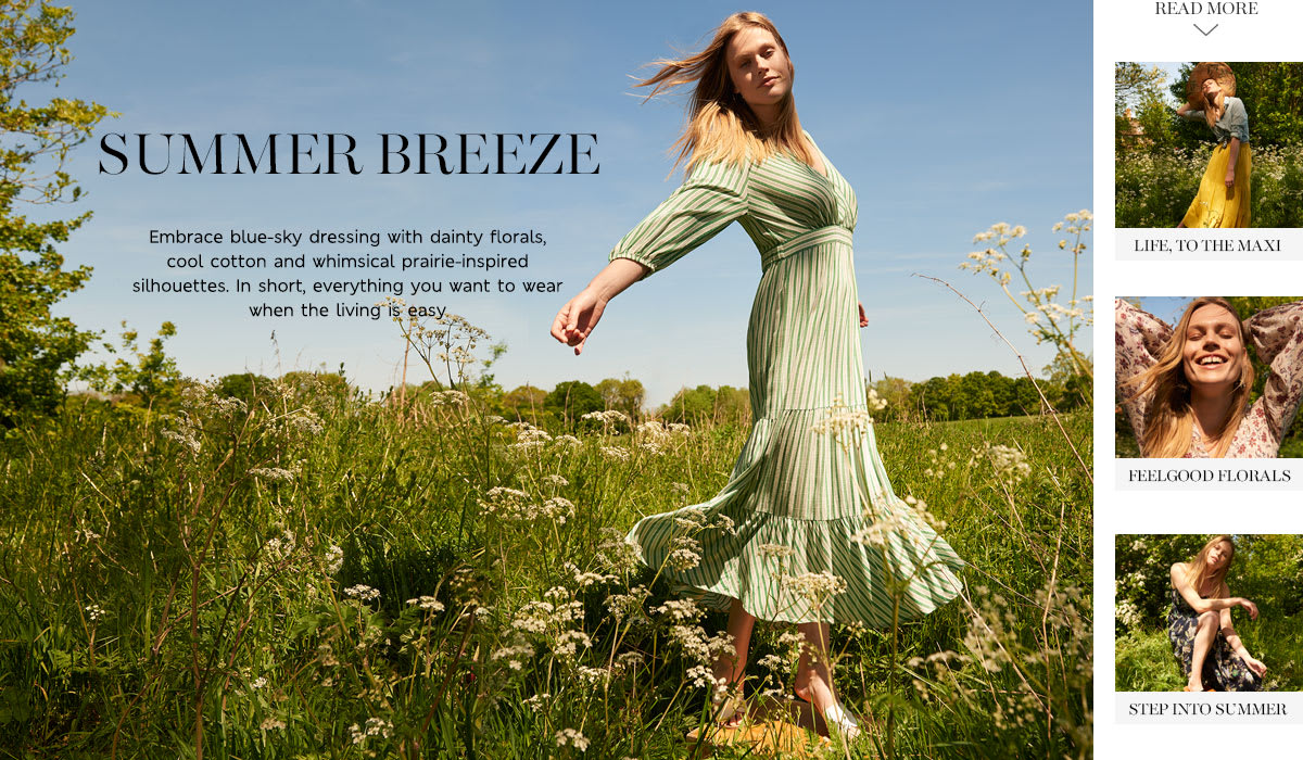 Blue life summer breeze dress best sale