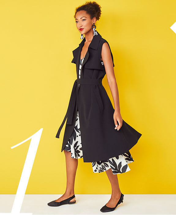 How to wear the sleeveless jacket